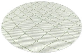 Dekorstudio Šnúrkový okrúhly koberec PALM 3526 - zelený Priemer koberca: 120cm