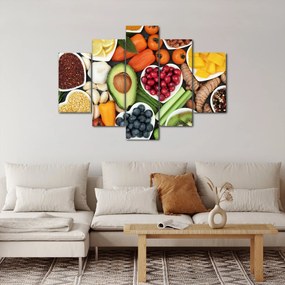 Obraz - Zdravé potraviny (150x105 cm)