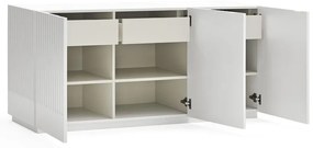 Biely príborník Teulat Doric, šírka 150 cm