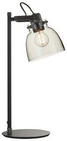 Endon 107012 - Stolná lampa URBAN 1xE27/10W/230V čierna/dymová čierna
