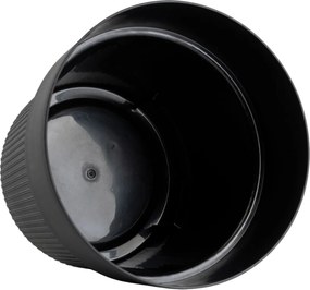 PLASTOVÝ KVETINÁČ SILVA LINE 13X11,5 CM ČIERNA