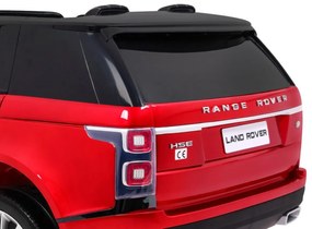 RAMIZ : ELEKTRICKÉ AUTÍČKO RANGE ROVER HSE - ČERVENÉ- 4 x 45W - 2 x 12V/7Ah, - DVOJMIESTNE - LAKOVANÉ - 2022