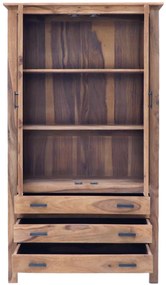 furniture-nabytek.cz - Vitrína masív z dreva palisander 100x45x180