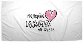 Sablio Uterák Najlepšia mama na svete - 70x140 cm