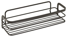 Čierna kúpeľňová polička Metaltex Origin Lava