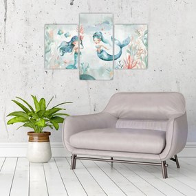 Obraz - Morské panny (90x60 cm)