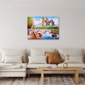 Obraz - Olejomaľba mesta (70x50 cm)