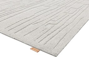 Koberec Agnella Morphic Rifts V svetlosivý