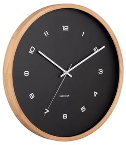 Karlsson 5938BK dizajnové nástenné hodiny 41 cm