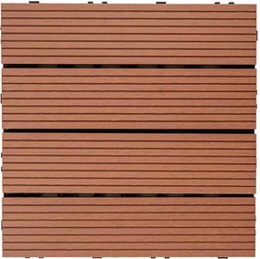 WPC dlaždica LEGI BASE 30 x 30 cm, chocolate