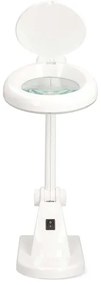 Nedis MAGLE1WT - LED stolná lampa s lupou LED/6W/230V biela