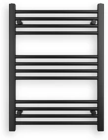 Erga Puerto, vykurovacie teleso 800x600 mm, 384W, čierna matná, ERG-LAV-GRZE-BK-6080