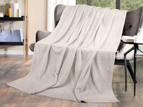 Flanelová deka Cashmere Dots 150x200 cm, piesková