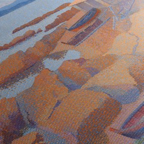 Obraz - Henri Edmond Cross, Calanque des Antibois, reprodukcia (120x50 cm)