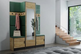 Predsieňový nábytok Roj 16 craft + Kronos 19 zelený