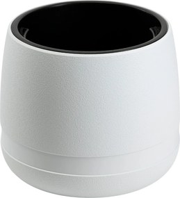 PLASTOVÝ KVETINÁČ LUNA VASE 35X30 CM BIELA