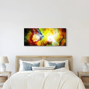 Obraz - Kozmický motýľ (120x50 cm)