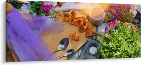 Obraz - letný piknik (120x50 cm)