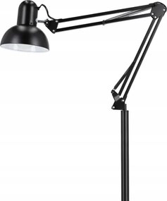 Stojacia lampa 1xE27/40W/230V čierna