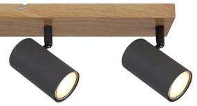 Globo 57911-4G -  Bodové svietidlo ROBBY 4xGU10/35W/230V šedá/hnedá