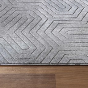 Ayyildiz Kusový koberec STYLE 8901, Sivá Rozmer koberca: 80 x 150 cm