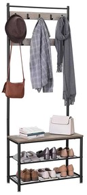 Predsieňová stena s vešiakom a stojanom na oblečenie