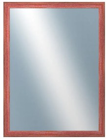 DANTIK - Zrkadlo v rámu, rozmer s rámom 60x80 cm z lišty LYON červená (2707)