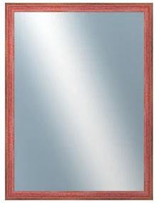 DANTIK - Zrkadlo v rámu, rozmer s rámom 60x80 cm z lišty LYON červená (2707)