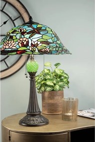 Stolní Tiffany lampa Roof - Ø 41*65 cm