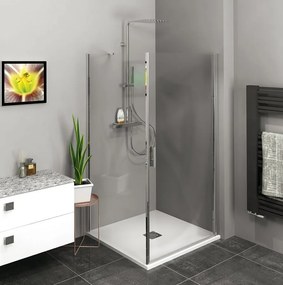 Polysan Polysan, Zoom Line obdĺžniková sprchová zástena 1000x900mm, L/P varianta, ZL1210ZL3290