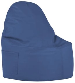 Kreslo Porto ekokoža modré