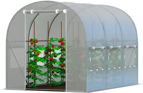 Bestent Záhradný fóliovník BIELY 2,5x4m s UV filtrom PREMIUM