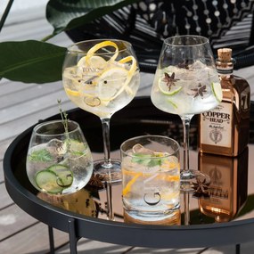 Pohárik s nápisom Gin Tonic - Ø12*22cm/880ml