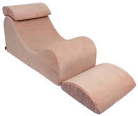 MeowBaby® Detské dizajnové kreslo Powder Rose