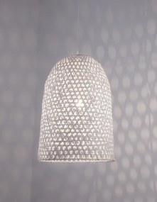 Drevený luster Aurora 40.5 biele