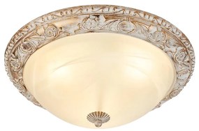 Brilagi - Stropné svietidlo ARIADNA 3xE27/60W/230V zlatá/krémová/patina