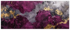 Obraz - Textúrovanie abstrakcie (120x50 cm)