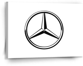 Sablio Obraz Logo 1 Biela - 90x60 cm