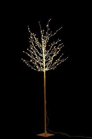 Dekorácia biely svietiaci stromček Tree Bare Led L - Ø 90*180 cm