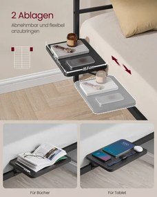 Kovová manželská posteľ 140 cm RMB194BD01