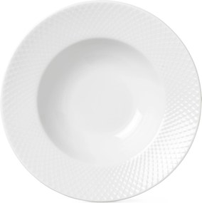 Hlboký tanier Rhombe 24,5 cm biely