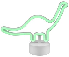 Biela LED stolová lampa (výška 20 cm) Bronto - Trio