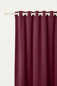Velúrový záves SOFT VELVET bordový 140x250 cm