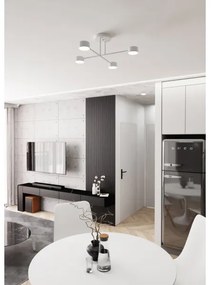 Prisadený luster HALO 4xGX53/10W/230V biela