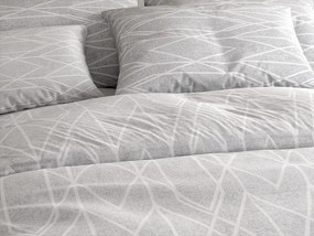 Krepové obliečky z Renforcé bavlny GRAY STRIPES sivé Rozmer obliečky: 70 x 90 cm | 140 x 200 cm