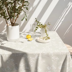 Goldea hranatý teflónový obrus - popínavé rastliny 120 x 180 cm