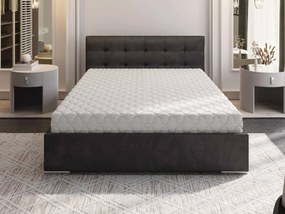 Manželská posteľ 180 cm Hermila (čierna) (s roštom a úložným priestorom). Vlastná spoľahlivá doprava až k Vám domov. 1046962