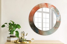Onyx mranice Okrúhle dekoračné zrkadlo na stenu