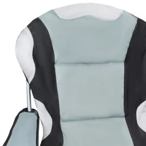 Malatec 2300 Záhradná a kempingová stolička čalúnená šedá