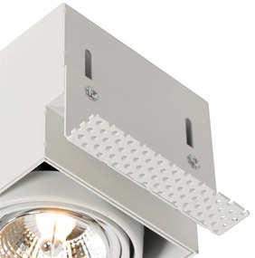 Sada 6 zapustených bodových svetiel biela GU10 AR70 bezrámikové - Oneon